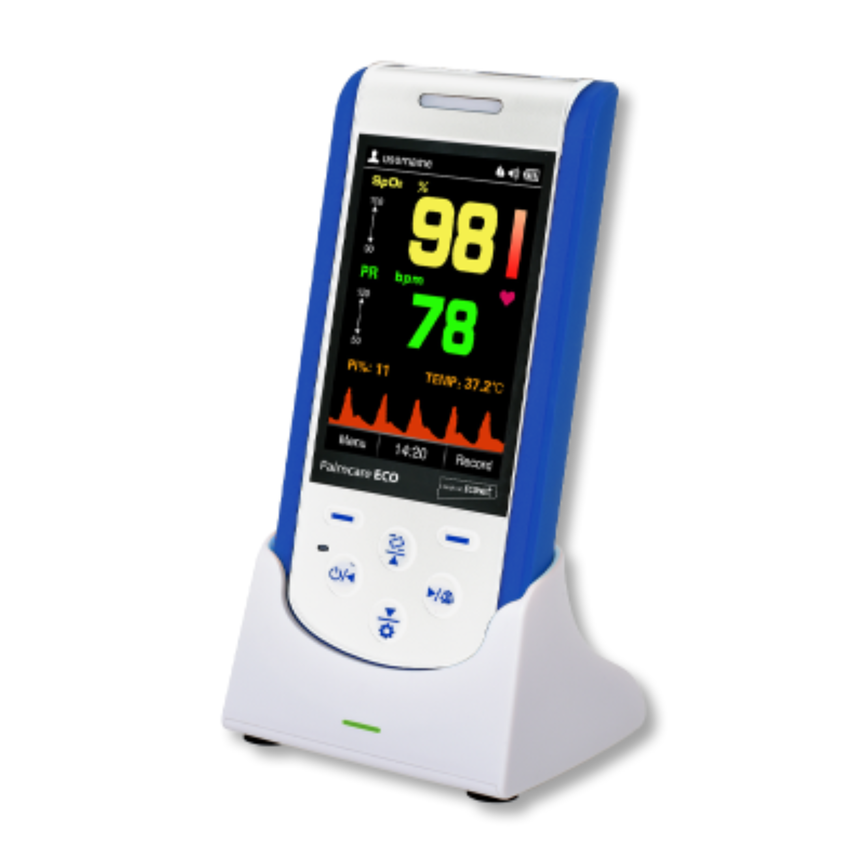 Palmcare ECO | Handpulsoximeter-Thermometer