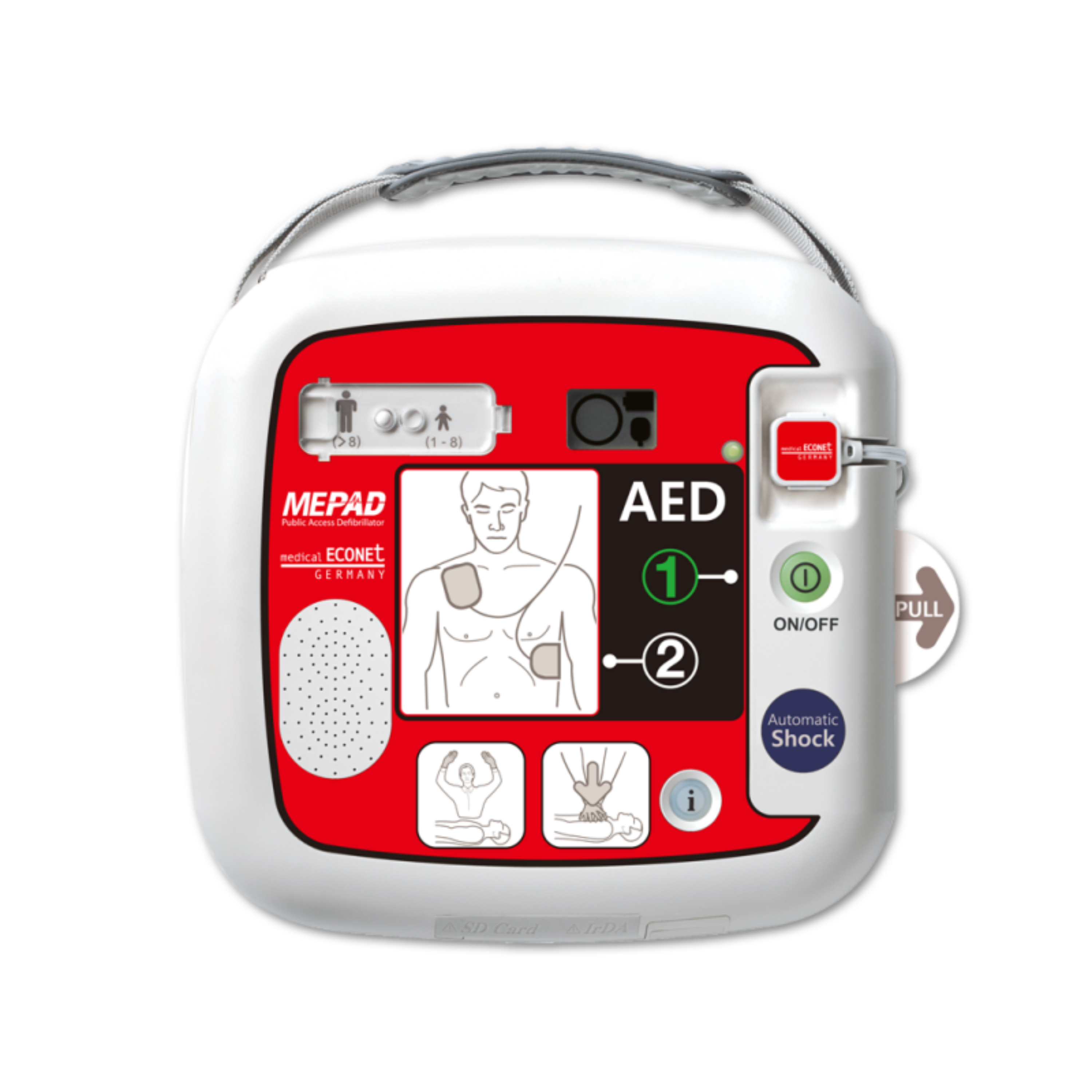 ME PAD | Vollautomatischer Externer Defibrillator